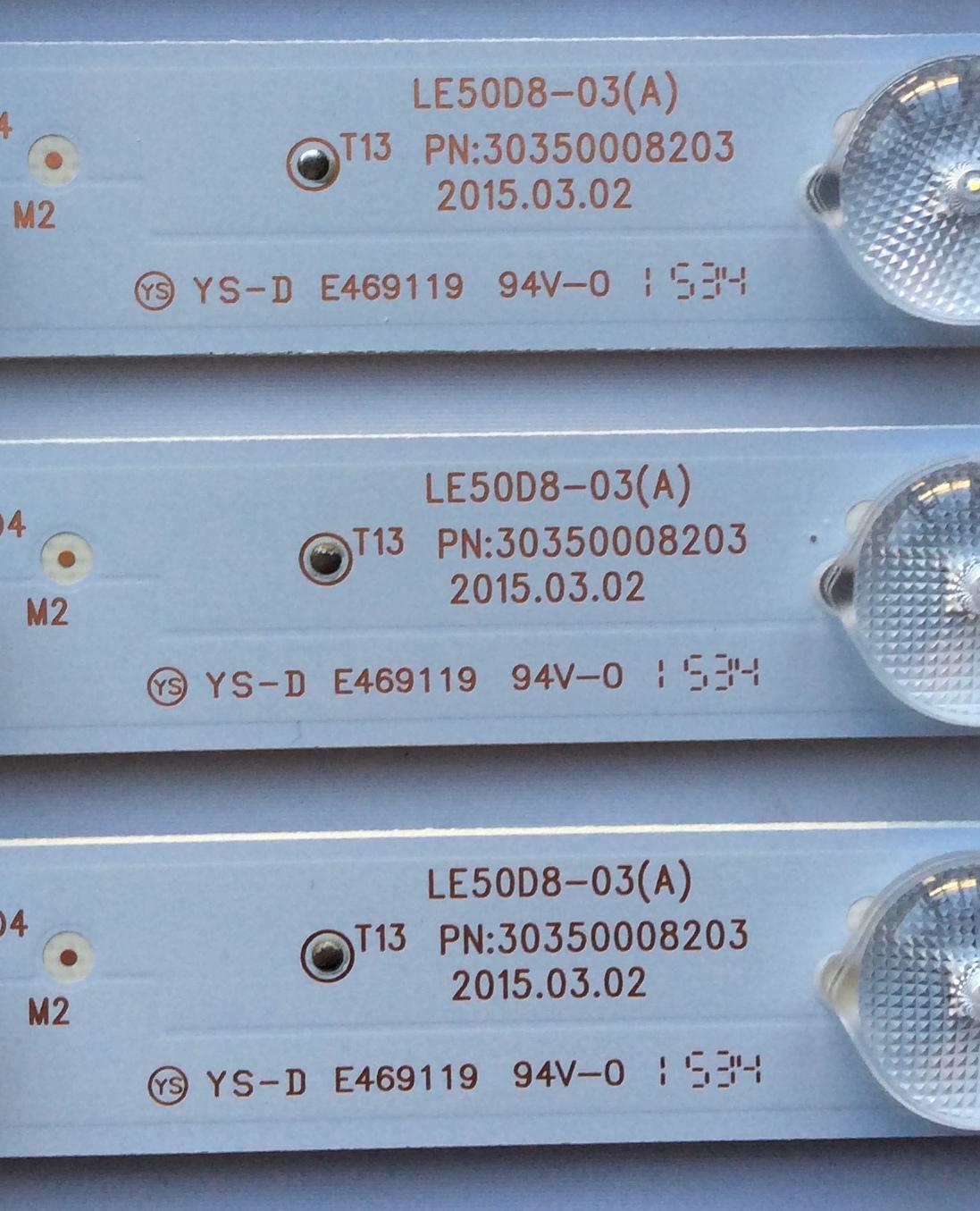 KIT DE LED PARA TV / JVC LC490DUJ(SG)(E1) / LE50D8-03(A) / LC490DUJ-SGE1 / 303500082503 / MODELO LT-49EM75  - Imagen 2